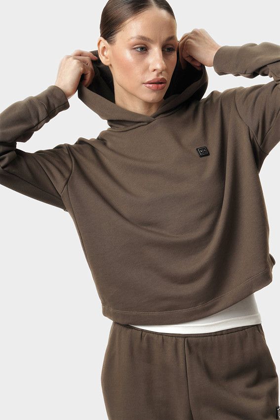 Худи Armani Exchange Коричневый
