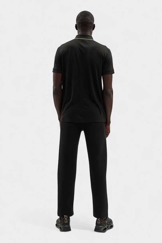 Поло EA7 Черный