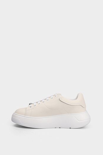 Кроссовки из натуральной кожи Emporio Armani