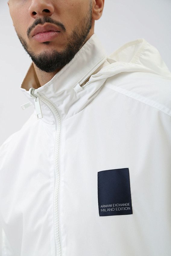 Ветровка двусторонняя Armani Exchange Белый