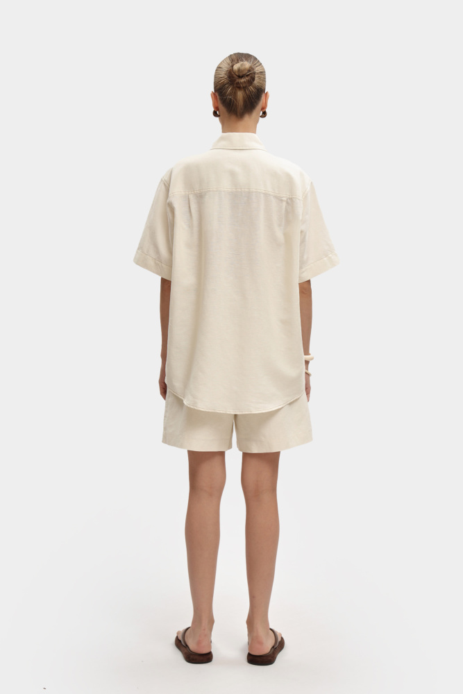 A2W11012 рубашка льняная karl lagerfeld 