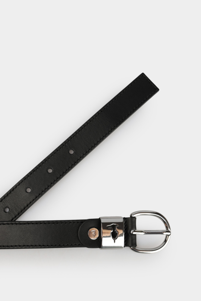 B344B000005N-WEL03L60-22UA Ремень Trussardi Черный