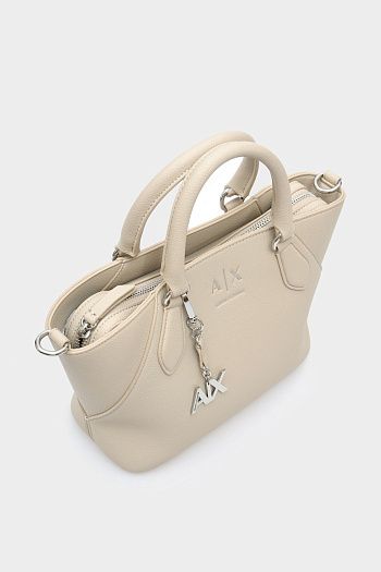 Сумка-тоут коричневая Armani Exchange