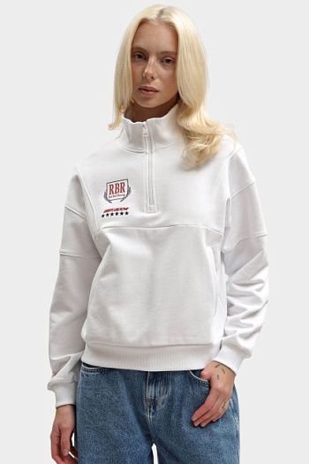 Свитшот хлопковый белый Pepe Jeans