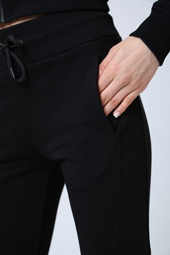 Брюки спортивные хлопковые черные Armani Exchange