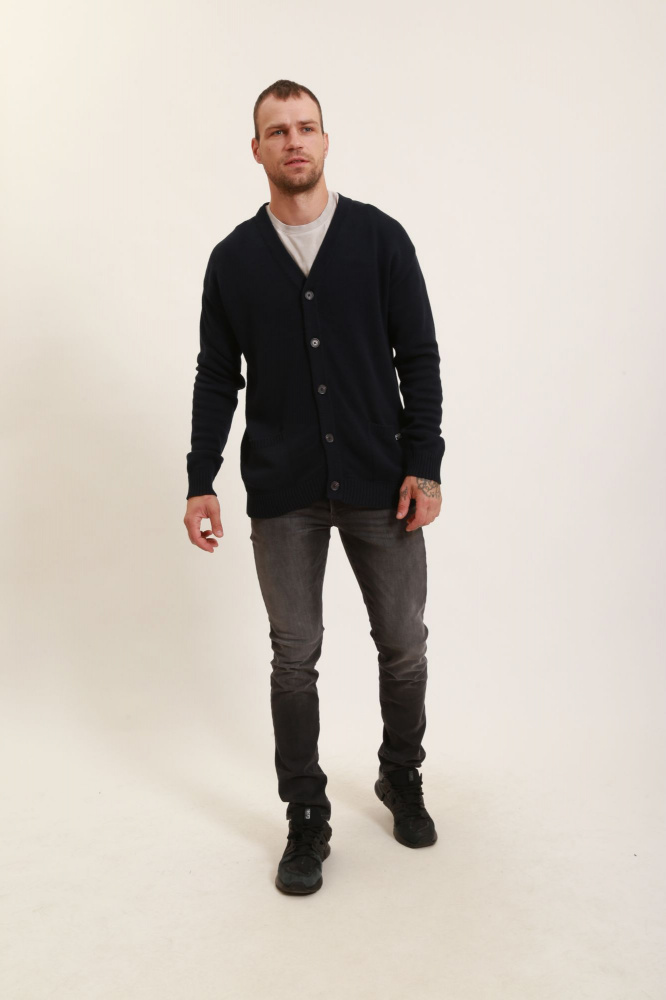 12193531 Кардиган Jack & Jones Синий