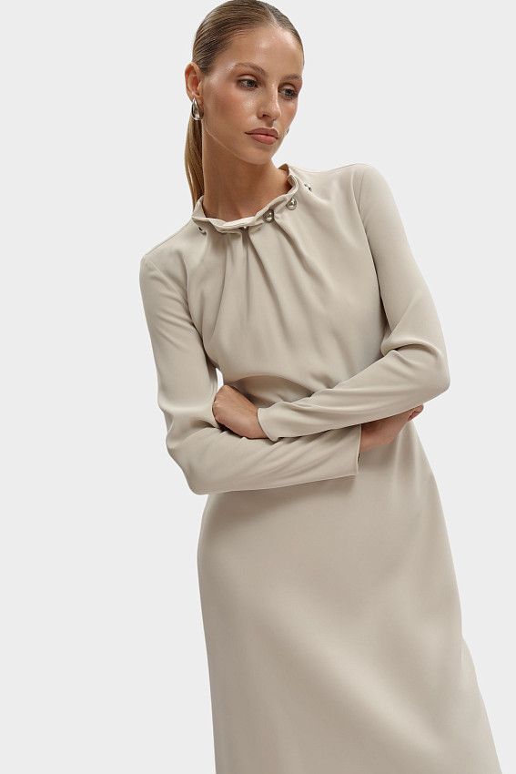 Платье Armani Exchange Коричневый