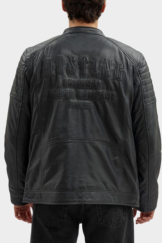 Куртка кожаная Mustang Синий