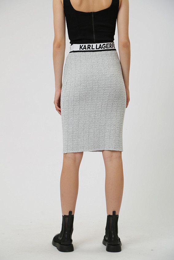 Юбка Karl Lagerfeld Серый