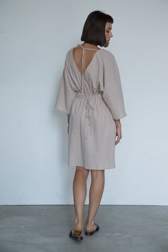 Платье The Hills Бежевый