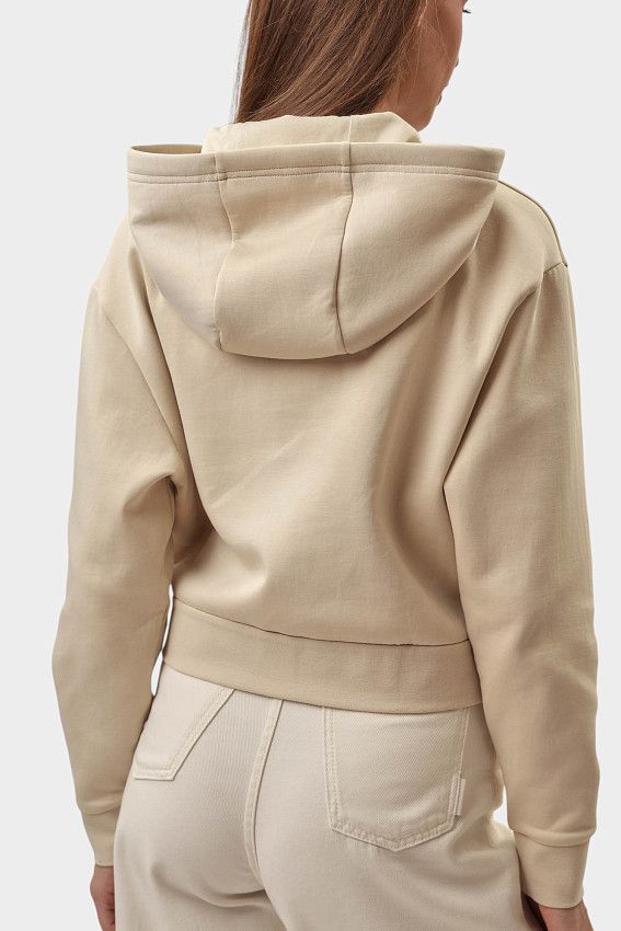 Толстовка с капюшоном Armani Exchange Бежевый