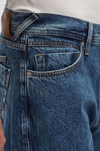 Джинсы прямые синие Pepe Jeans