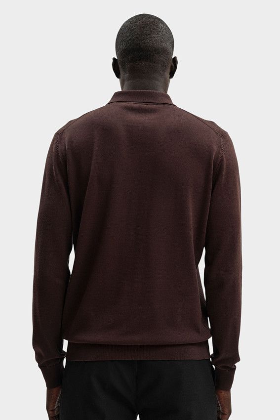 Поло Karl Lagerfeld Коричневый