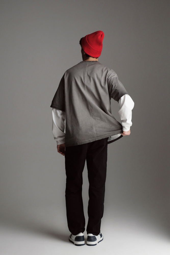 M-242-TO-56-4876 Джинсы прямые The Hills Черный