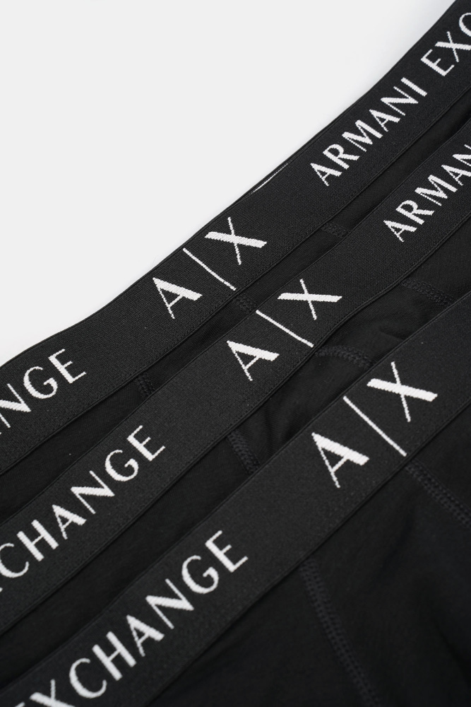 XM000870_AF13682 Трусы 3 шт Armani Exchange Черный
