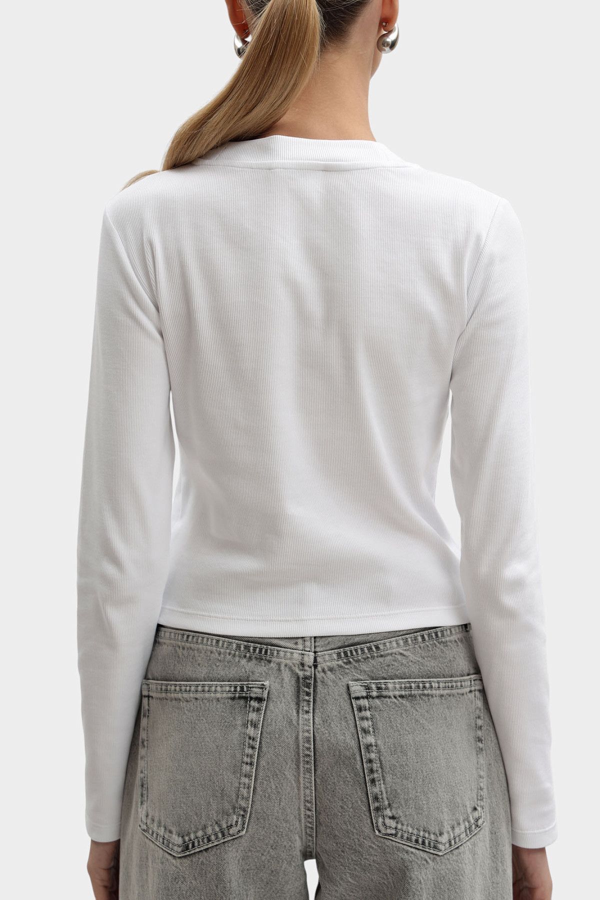 Лонгслив Calvin Klein Jeans Белый