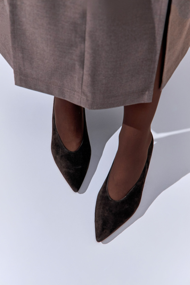 MCW031_01V Туфли лодочки Marc Cony Коричневый