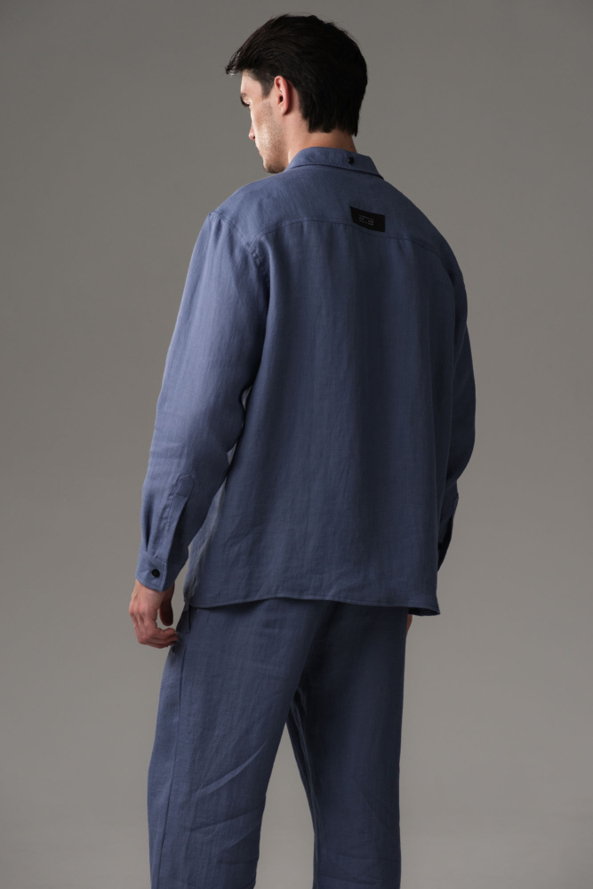 M-251-TH-56-0119 Рубашка с длинным рукавом The Hills Синий