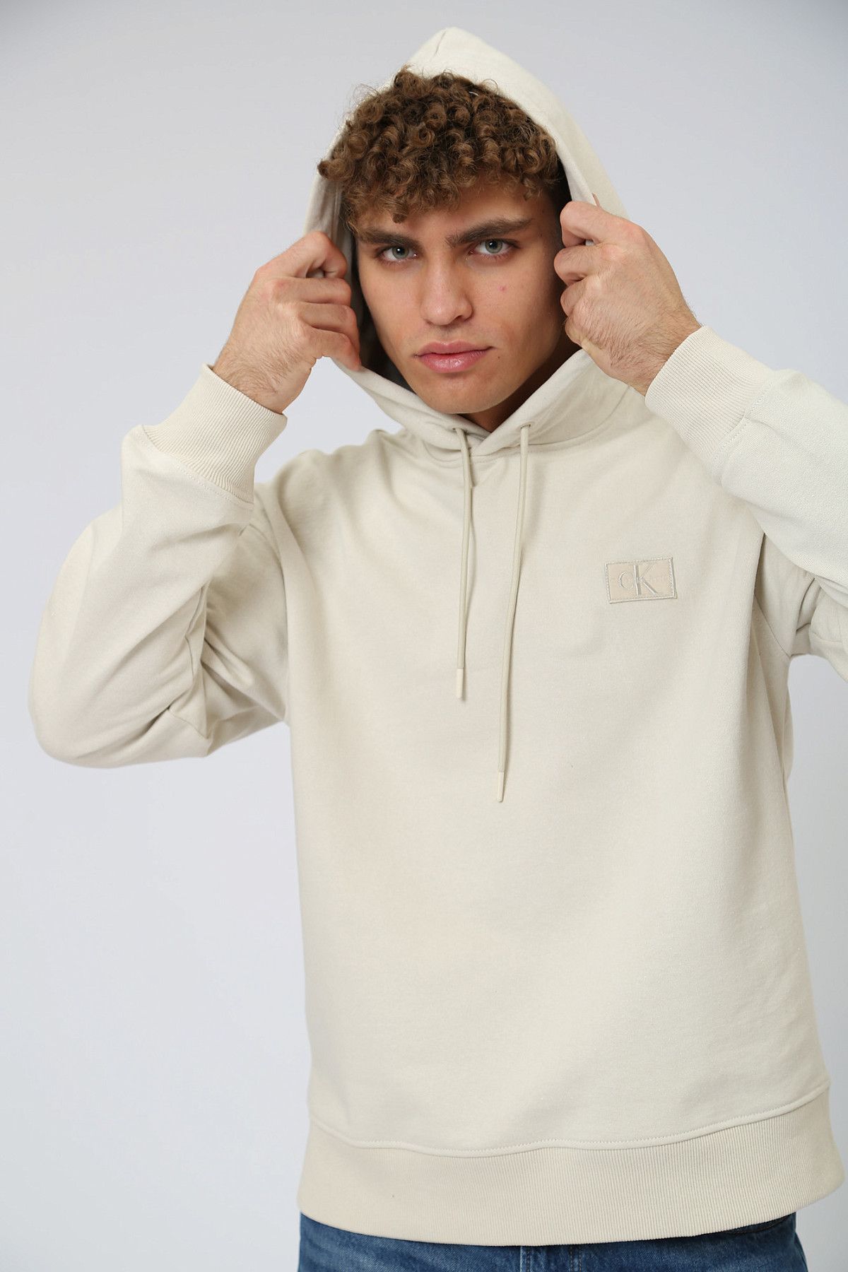 Худи Calvin Klein Jeans Бежевый