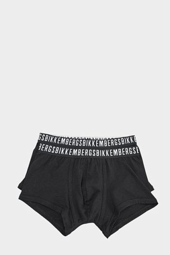 Трусы комплект 3 шт хлопковые черные Bikkembergs