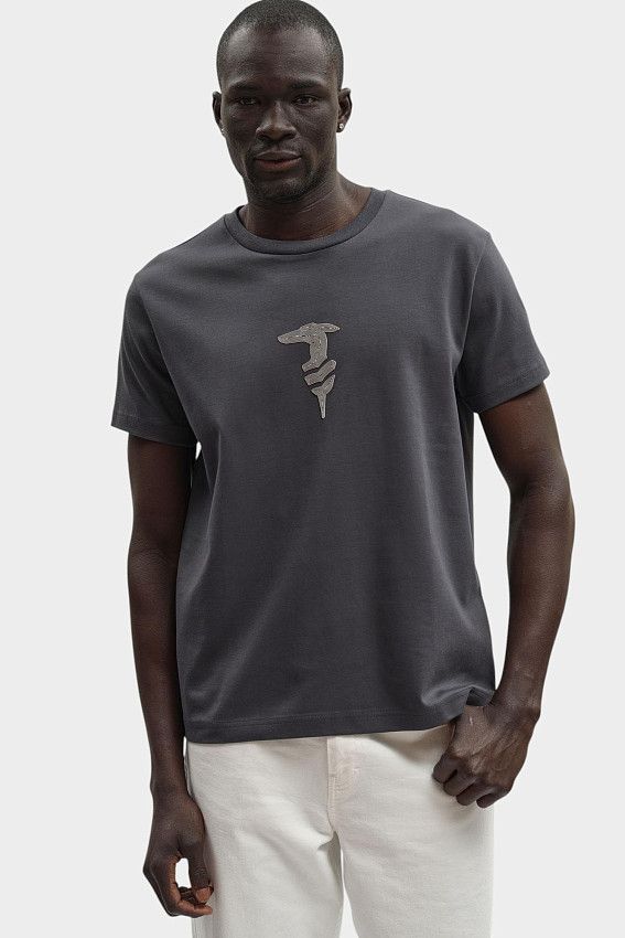 Футболка Trussardi Серый