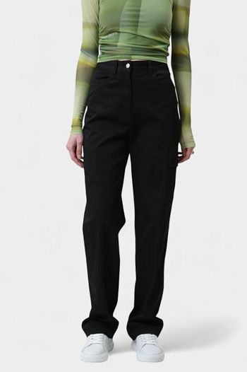 Брюки хлопковые черные Calvin Klein Jeans