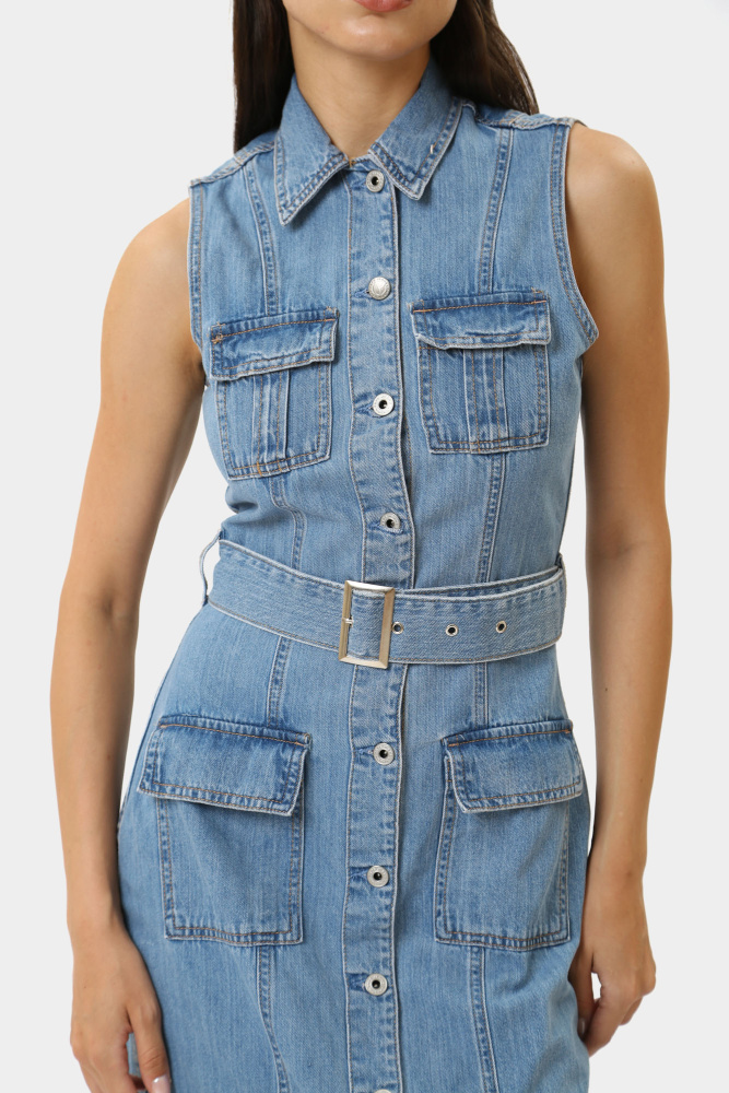 PL953550 платье джинсовое pepe jeans 