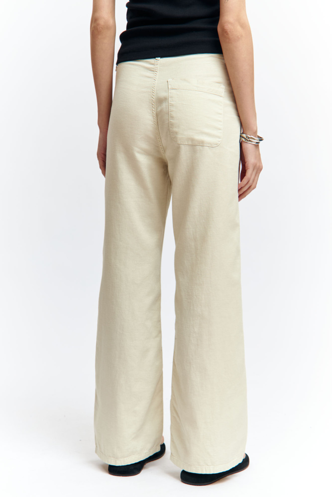 VW-OMA-55-447 брюки льняные van mich 