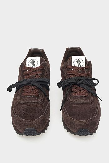 Кроссовки замшевые черные Bikkembergs