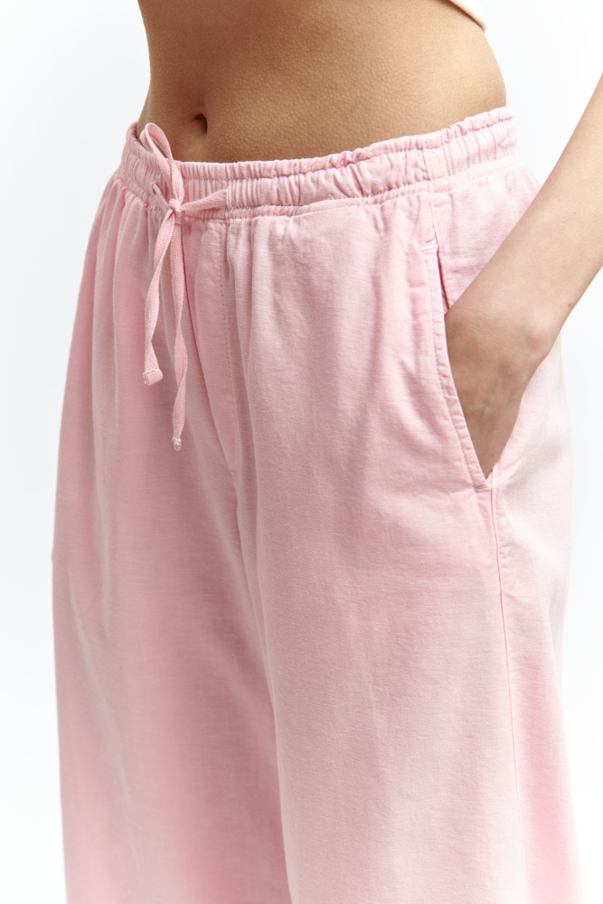 VW-OMA-55-446 брюки льняные van mich 