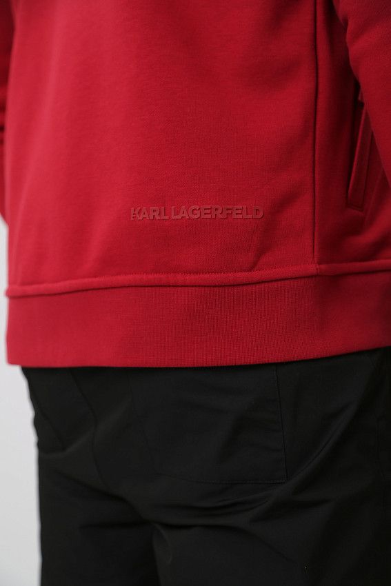 Толстовка с капюшоном Karl Lagerfeld Красный
