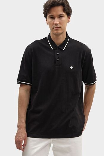Поло хлопковое Armani Exchange