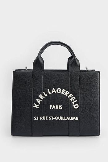 Сумка тоут черная Karl Lagerfeld