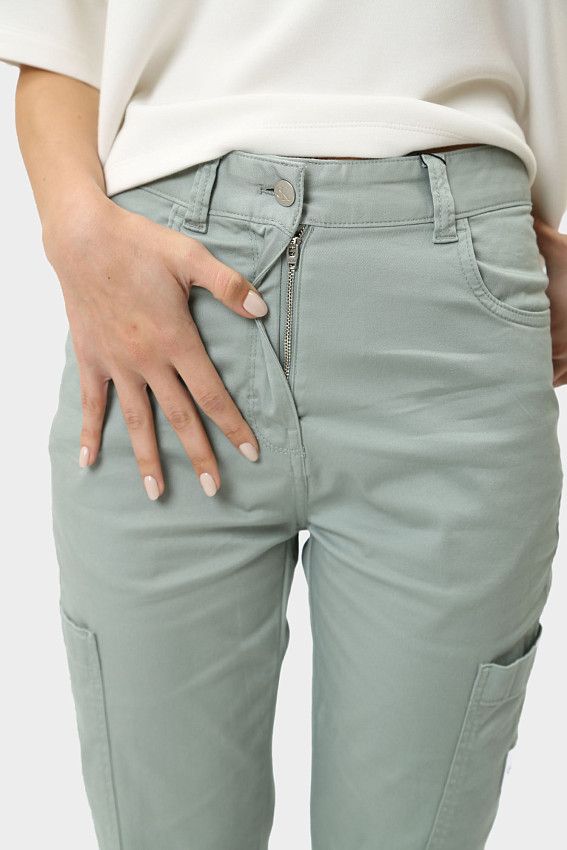 Брюки Calvin Klein Jeans Зеленый