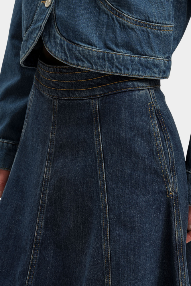 B1W12014 юбка джинсовая karl lagerfeld 