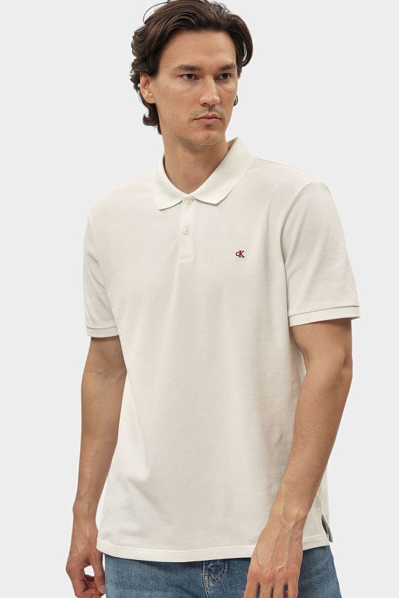 Поло Calvin Klein Jeans Белый