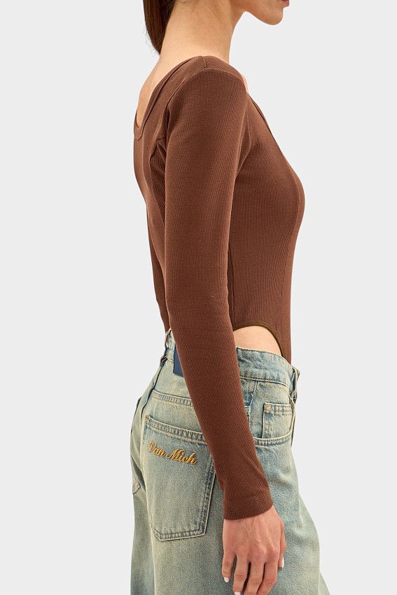 Боди Van Mich Коричневый