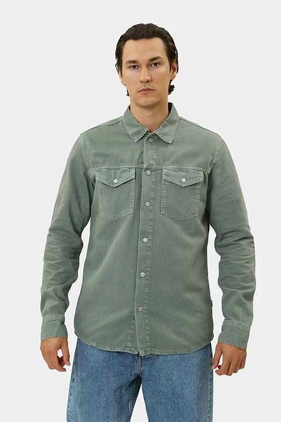 Рубашка с длинным рукавом Pepe Jeans Зеленый