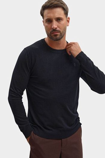 Джемпер из вискозы черный Trussardi