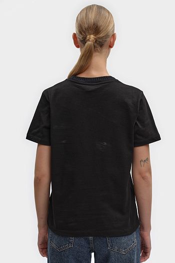 Футболка хлопковая белая Calvin Klein Jeans