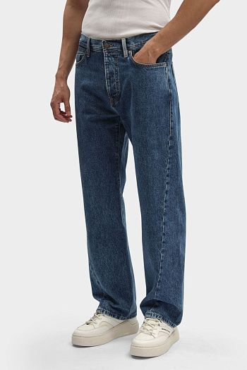 Джинсы прямые синие Pepe Jeans