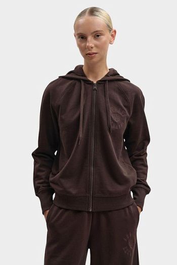 Толстовка хлопковая коричневая Armani Exchange