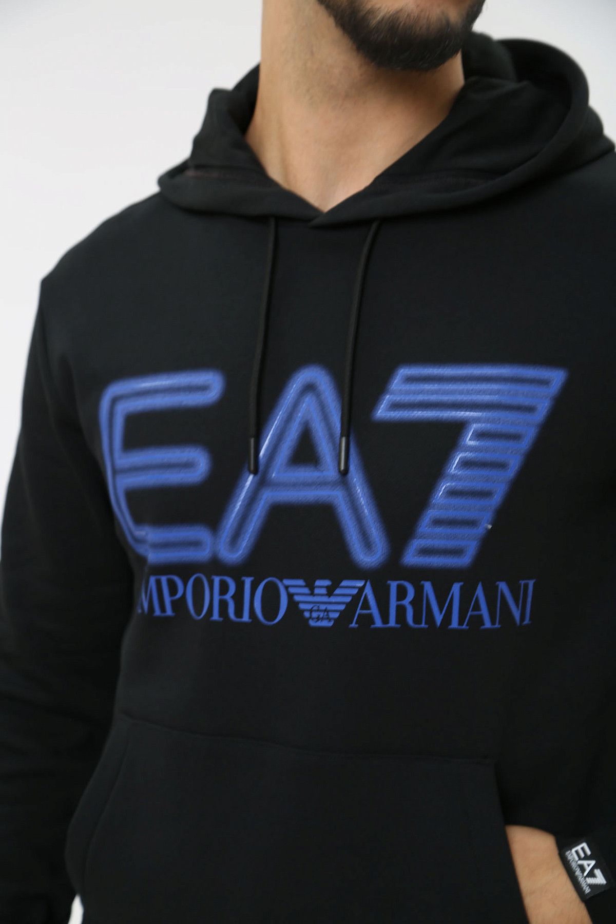 Худи EA7 Черный