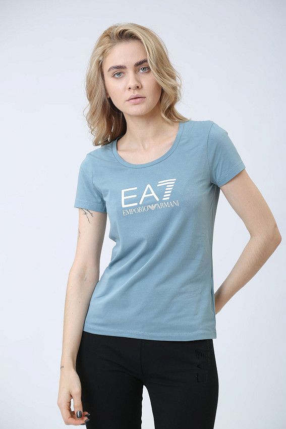 Футболка EA7 Голубой