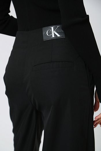 Брюки спортивные хлопковые черные Armani Exchange