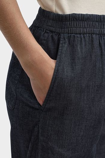 Брюки из хлопка Emporio Armani