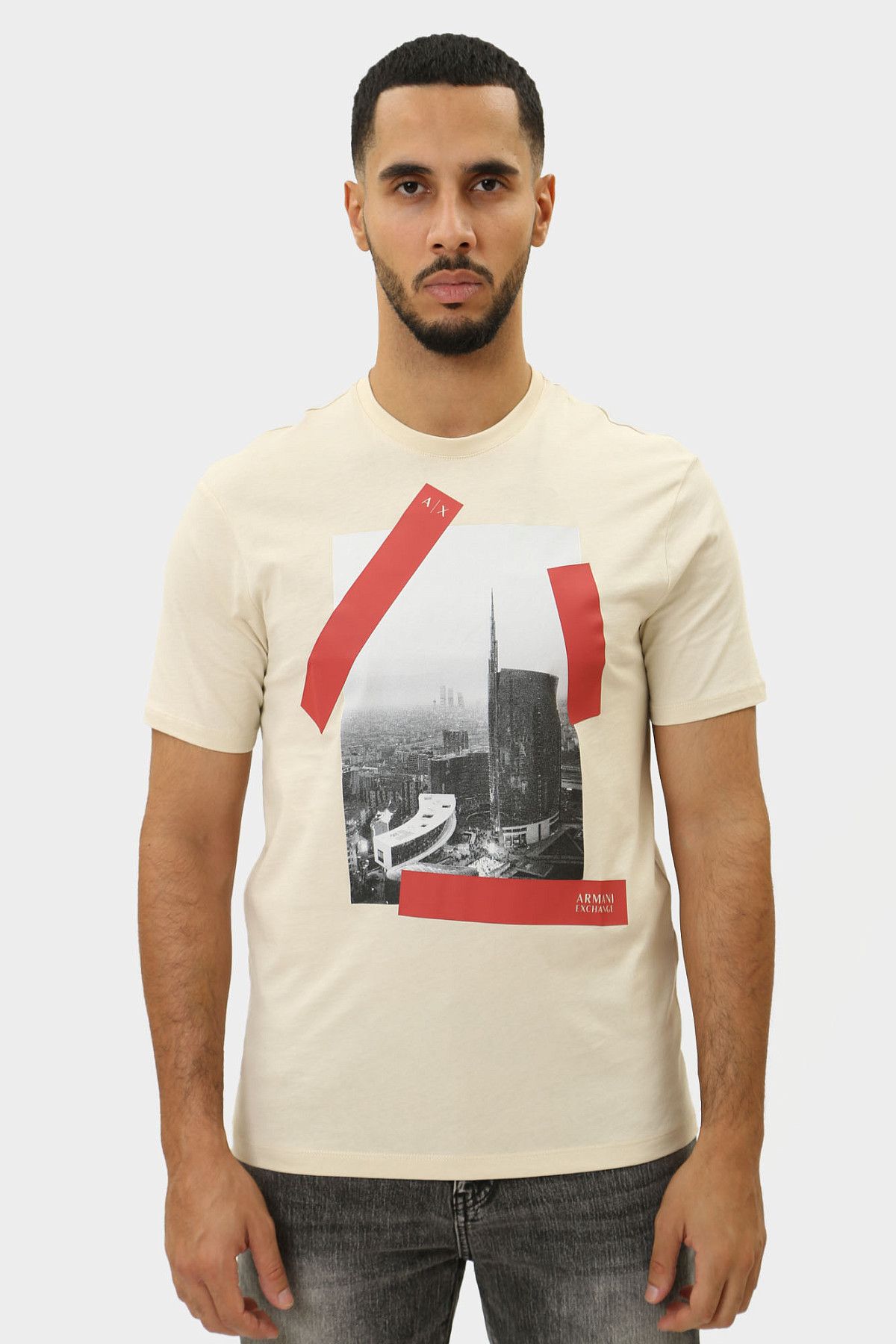 Футболка Armani Exchange Бежевый