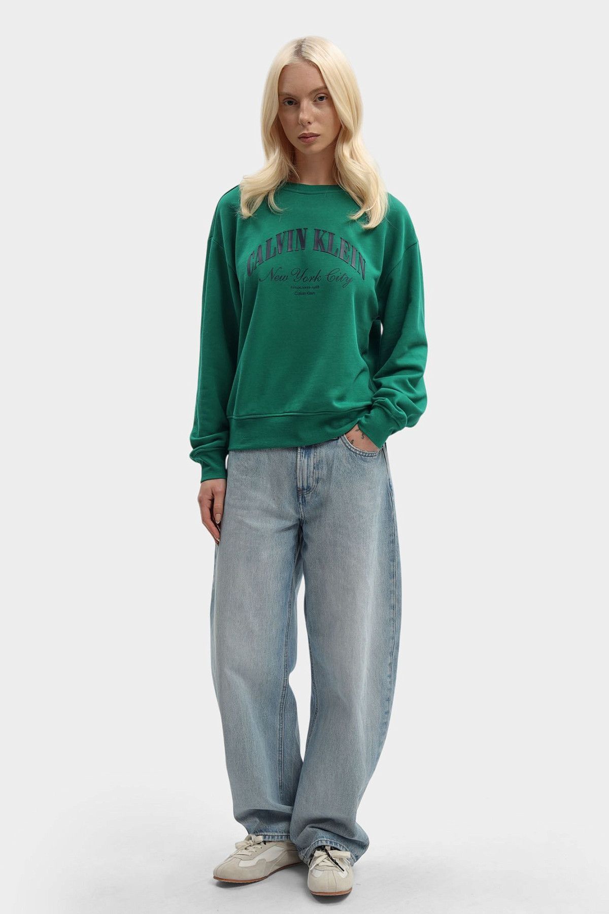 Свитшот б/р Calvin Klein Jeans Зеленый