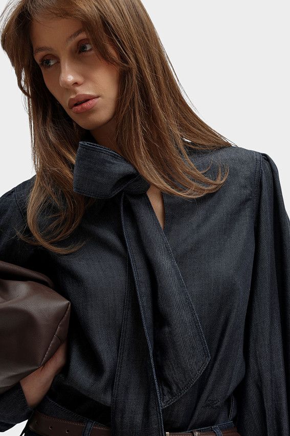 Блузка Karl Lagerfeld Синий