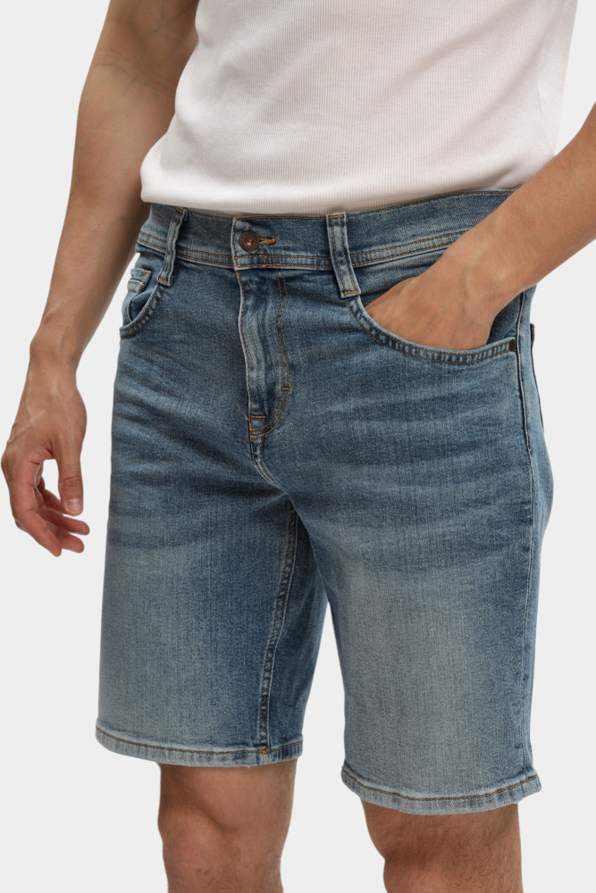 1016454-5000 Шорты джинсовые Mustang Синий